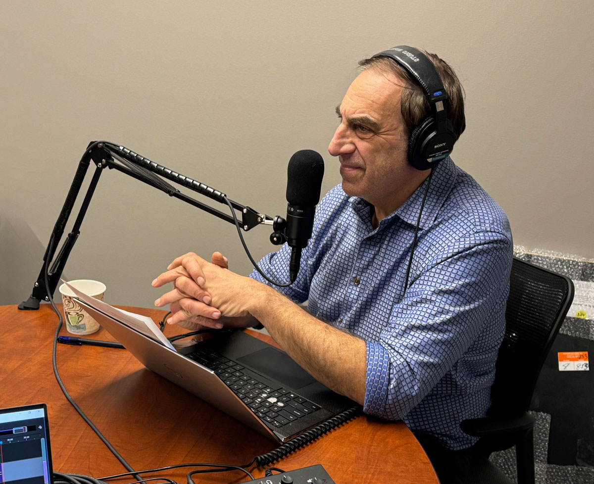 You Earned This Podcast Host Walter Gottlieb in studio