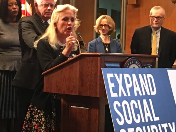 Rep. Debbie Dingell at Expand Social Security caucuses launch