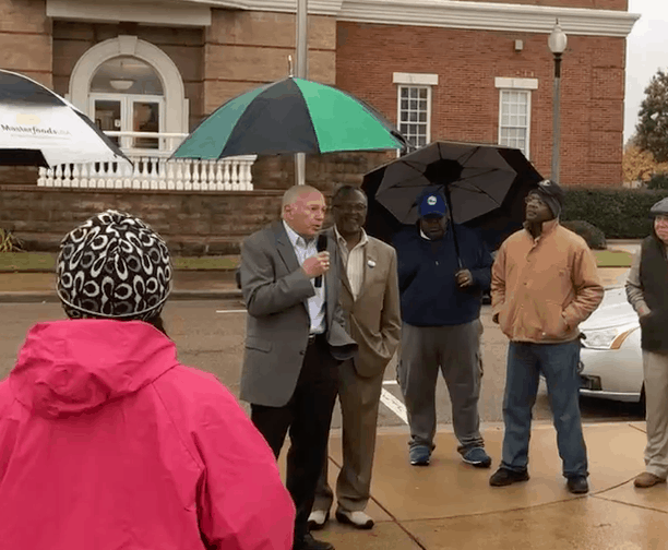 Max Richtman campaigns for Mike Espy in Tupelo, MS 