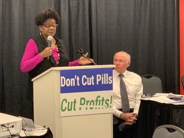 prescription drug prices are too high; the national committee to preserve social security and medicare held a town hall in Milwaukee today to educate and empower seniors to lower drug cots prescription drug prices are too high; the national committee to preserve social security and medicare held a town hall in Milwaukee today to educate and empower seniors to lower drug cots