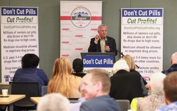 "Let's call Big Pharma's bluff," says Rep. Earl Blumenauer (D-OR) "Let's call Big Pharma's bluff," says Rep. Earl Blumenauer (D-OR)